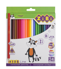 Кольорові олівці, 24 кольорів, KIDS Line ZB.2416