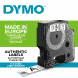 Ленты D1 Dymo полиэстеровая лента 19мм х 5,5м, S0718070/16960 черный шрифт / белая лента.