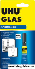 Клей UHU Glas для стекла 3 гр 46685