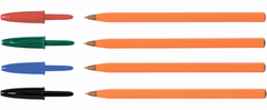 Ручка "Orange", асорти  на масляной основе., 4 цвета в блистере bc8308541