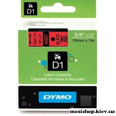 Ленты D1 для принтеров 19 мм х 7м DYMO S0720820, S0720830, S0720860, S0720870, S0720880