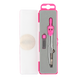 Циркуль BASIS в пластиковому пеналі + запасний грифель, рожевий, KIDS Line  ZB.5302BS-10