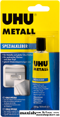 Клей UHU для металу Metall - 30г. / 33мл 46670