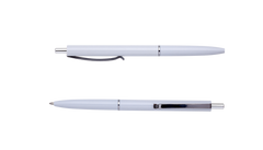 Ручка кульк.автом. COLOR, L2U, 1 мм, біл.корпус, сині чорнила  BM.8239-12